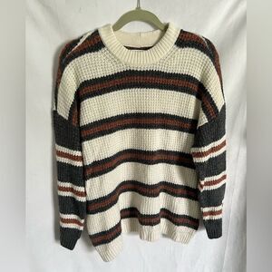 American Eagle striped sweater oversized size S